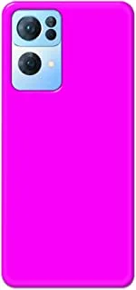 Khaalis Solid Color Pink matte finish shell case back cover for Oppo Reno 7 Pro - K208238