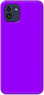 Khaalis Solid Color Purple matte finish shell case back cover for Samsung A03 - K208241