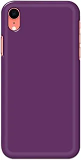 Khaalis Solid Color Purple matte finish shell case back cover for Apple iPhone XR - K208237