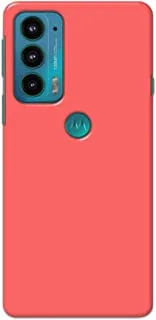 Khaalis Solid Color Pink matte finish shell case back cover for Motorola Edge 20 - K208226