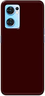 Khaalis Solid Color Red matte finish shell case back cover for Oppo Reno 7 - K208229