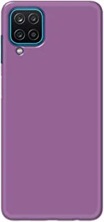 Khaalis Solid Color Purple matte finish shell case back cover for Samsung Galaxy A12 - K208233