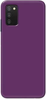Khaalis Solid Color Purple matte finish shell case back cover for Samsung A03s - K208237