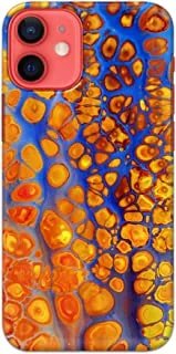 Khaalis Marble Print Multicolor matte finish designer shell case back cover for Apple iPhone 12 - K208221
