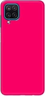 جراب خلفي متين بلون وردي مطفي من خاليس لهاتف Samsung Galaxy A12 - K208231