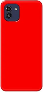 Khaalis Solid Color Red matte finish shell case back cover for Samsung A03 - K208227