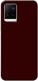 Khaalis Solid Color Red matte finish shell case back cover for Vivo Y21 2021 - K208229