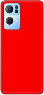 Khaalis Solid Color Red matte finish shell case back cover for Oppo Reno 7 Pro - K208227