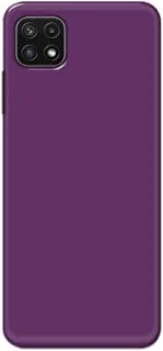 Khaalis Solid Color Purple matte finish shell case back cover for Samsung A22 5G - K208237