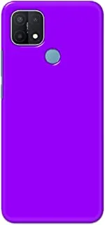 Khaalis Solid Color Purple matte finish shell case back cover for Oppo A15 - K208241