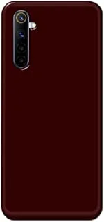 Khaalis Solid Color Red matte finish shell case back cover for Realme 6 - K208229