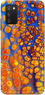 Khaalis Marble Print Multicolor matte finish designer shell case back cover for Samsung A03s - K208221