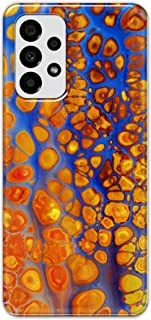 Khaalis Marble Print Multicolor matte finish designer shell case back cover for Samsung A73 - K208221