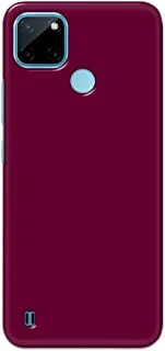 Khaalis Solid Color Purple matte finish shell case back cover for Realme C21Y - K208235
