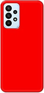 جراب خلفي متين بلون أحمر خالص من خاليس لهاتف Samsung A23 - K208227