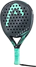 HEAD Zephyr Pro Padel Racket 2023, Black/Teal - 365 gm, Round One Size 225023