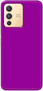 Khaalis Solid Color Purple matte finish shell case back cover for Vivo V23 - K208240