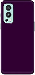 Khaalis Solid Color Purple matte finish shell case back cover for OnePlus Nord 2 5G - K208236