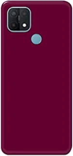 Khaalis Solid Color Purple matte finish shell case back cover for Oppo A15s - K208235
