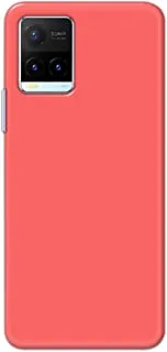 Khaalis Solid Color Pink matte finish shell case back cover for Vivo Y21T - K208226
