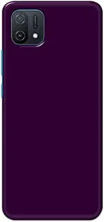 Khaalis Solid Color Purple matte finish shell case back cover for Oppo A16k - K208236