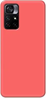 Khaalis Solid Color Pink matte finish shell case back cover for Xiaomi Poco M4 Pro 5G - K208226