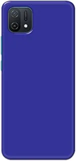 Khaalis Solid Color Blue matte finish shell case back cover for Oppo A16k - K208246
