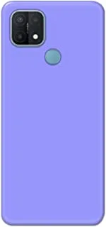 Khaalis Solid Color Blue matte finish shell case back cover for Oppo A15s - K208243