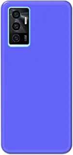 Khaalis Solid Color Blue matte finish shell case back cover for Vivo V23e - K208244