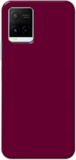 Khaalis Solid Color Purple matte finish shell case back cover for Vivo Y21 2021 - K208235