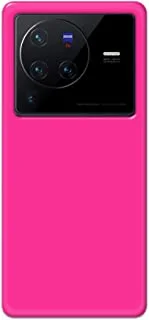 Khaalis Solid Color Pink matte finish shell case back cover for Vivo X80 Pro 5G - K208230