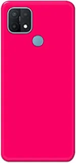Khaalis Solid Color Pink matte finish shell case back cover for Oppo A15s - K208231