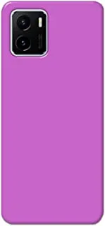 Khaalis Solid Color Purple matte finish shell case back cover for Vivo Y15s - K208239