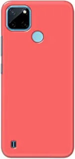 Khaalis Solid Color Pink matte finish shell case back cover for Realme C21Y - K208226