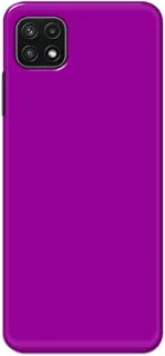 Khaalis Solid Color Purple matte finish shell case back cover for Samsung A22 5G - K208240