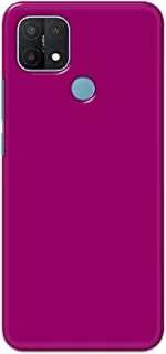 Khaalis Solid Color Purple matte finish shell case back cover for Oppo A15 - K208234