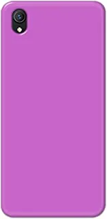 Khaalis Solid Color Purple matte finish shell case back cover for Vivo Y1s - K208239