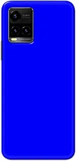 Khaalis Solid Color Blue matte finish shell case back cover for Vivo Y33s - K208245