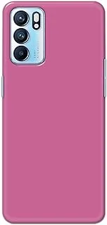 Khaalis Solid Color Purple matte finish shell case back cover for Oppo RENO 6 - K208232
