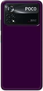 Khaalis Solid Color Purple matte finish shell case back cover for Xiaomi Poco X4 Pro 5G - K208236