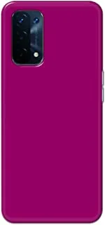 Khaalis Solid Color Purple matte finish shell case back cover for Oppo A74 5G - K208234