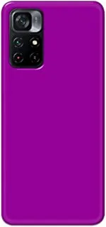 Khaalis Solid Color Purple matte finish shell case back cover for Xiaomi Poco M4 Pro 5G - K208240