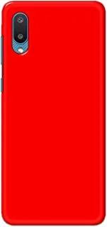 جراب خلفي متين بلون أحمر خالص من خاليس لهاتف Samsung Galaxy A02 - K208227