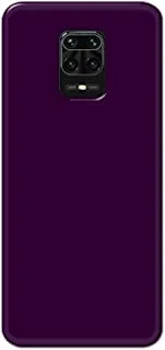Khaalis Solid Color Purple matte finish shell case back cover for Xiaomi Redmi Note 9 Pro - K208236