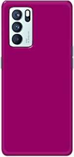 Khaalis Solid Color Purple matte finish shell case back cover for Oppo Reno 6 Pro 5G - K208234