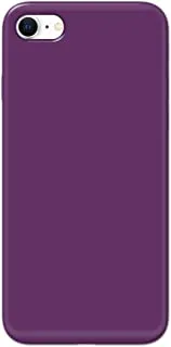 Khaalis Solid Color Purple matte finish shell case back cover for Apple iPhone SE (2020) - K208237