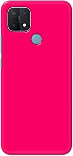 Khaalis Solid Color Pink matte finish shell case back cover for Oppo A15 - K208231