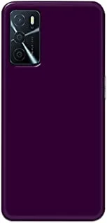 Khaalis Solid Color Purple matte finish shell case back cover for Oppo A16 - K208236