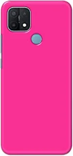 Khaalis Solid Color Pink matte finish shell case back cover for Oppo A15 - K208230