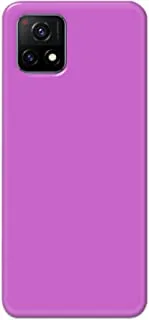 Khaalis Solid Color Purple matte finish shell case back cover for Vivo Y72 5G - K208239